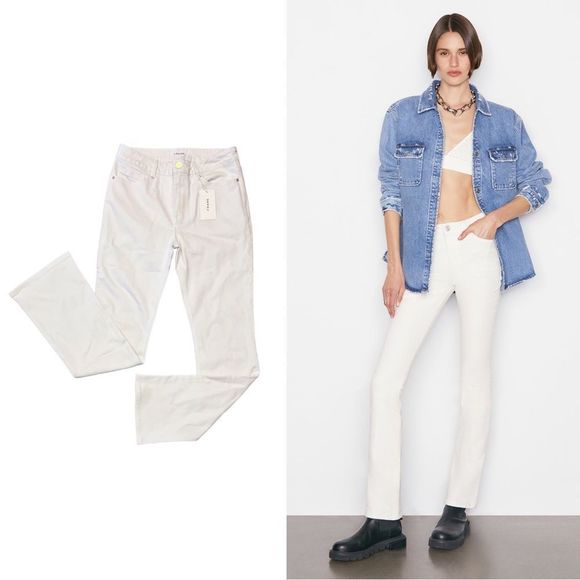 NWT Frame Denim Le Nik Boot Cut Jeans - Picture 4 of 12